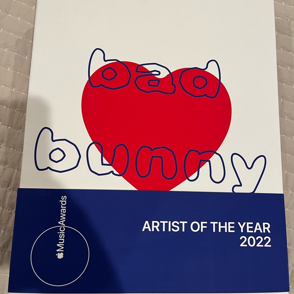 Bad bunny artist of the year Apple Music sweater